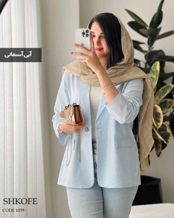 مانتو کتی دخترانه لینن ارکیده