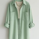 شومیز پیراهنی دخترانه ساده بهاران