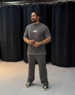 ست تیشرت و شلوار مردانه اسپرت باربد