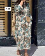 کفتان پیراهنی زنانه طرح دار رکسانا