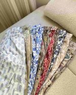 شلوار خمره ای زنانه طرحدار شکوه