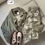 شلوار خمره ای زنانه طرحدار شکوه