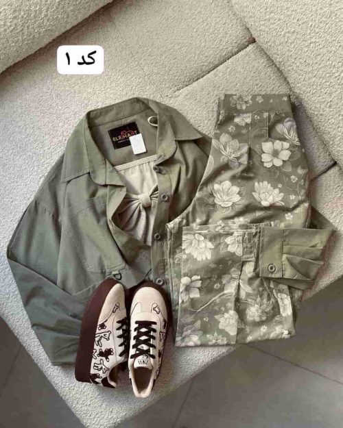 شلوار خمره ای زنانه طرحدار شکوه
