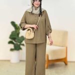 ست مانتو و شلوار بگ مراکشی مانلی