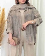 شومیز پیراهنی زنانه خنک ثمینا