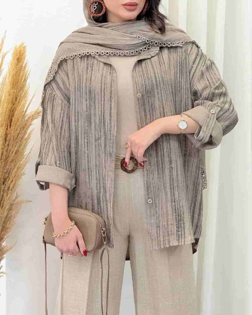 شومیز پیراهنی زنانه خنک ثمینا