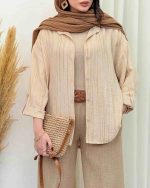 شومیز پیراهنی زنانه خنک ثمینا