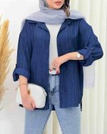 شومیز پیراهنی زنانه خنک ثمینا