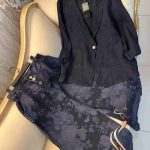 کت لینن و شلوار گلدار زنانه ژینا