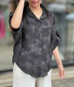 شومیز آستین کوتاه زنانه شانتون مهرسا