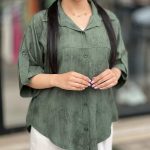 شومیز آستین کوتاه زنانه شانتون مهرسا