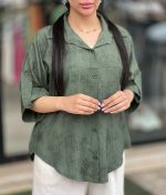 شومیز آستین کوتاه زنانه شانتون مهرسا