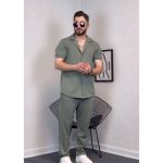 ست پیراهن و شلوار خنک مردانه کیو