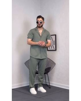 ست پیراهن و شلوار خنک مردانه کیو