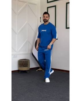 ست تیشرت و شلوار نخی مردانه آتیلا