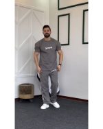 ست تیشرت و شلوار نخی مردانه آتیلا