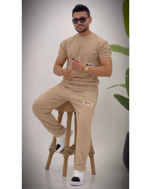 ست تیشرت و شلوار راحت مردانه بامبو