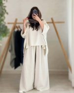 شومیز و شلوار بگ زنانه مینیمال اسپنیش