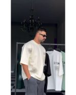 تیشرت باکسی نخی مردانه صخره ای