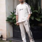 ست تیشرت و شلوار اسپرت مردانه نخی شاهرخ