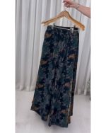 شومیز و شلوار طرحدار زنانه لینن پونه