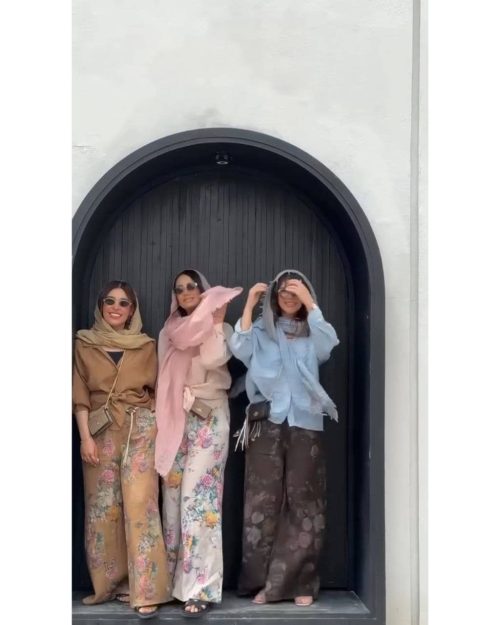 شومیز شلوار طرحدار دخترانه لینن قاصدک