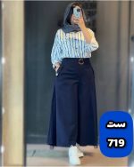ست شومیز و دامن شلواری زنانه هیلی