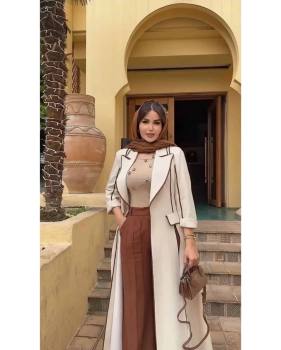مانتو شلوار بلند زنانه مینیمال مدینا