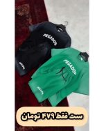 ست تیشرت و شلوارک مردانه اسپرت ارژنگ