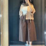 کت شلوار بگ کوتاه تابستانی زنانه گلدیس