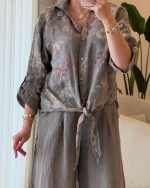 ست شومیز و شلوار تابستانی برلیان