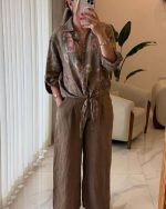 ست شومیز و شلوار تابستانی برلیان