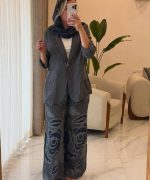 ست مانتو کتی و شلوار آنالی
