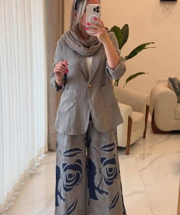 ست مانتو کتی و شلوار آنالی