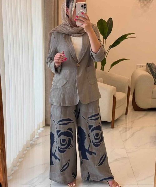 ست مانتو کتی و شلوار آنالی