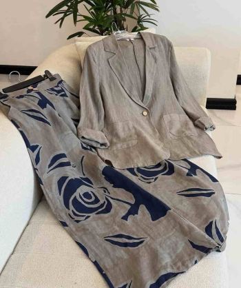 ست مانتو کتی و شلوار آنالی