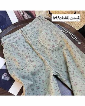 شلوار بگ دخترانه گلگلی مه سیما