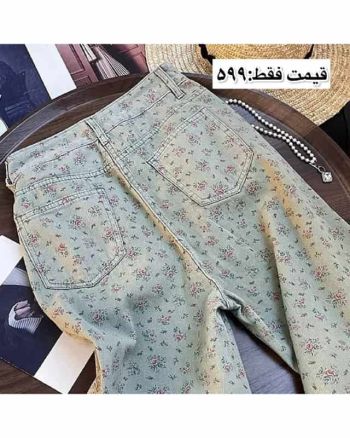 شلوار بگ دخترانه گلگلی مه سیما