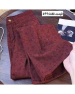 شلوار بگ دخترانه گلگلی مه سیما