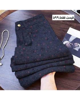 شلوار بگ دخترانه گل‌گلی مه سیما