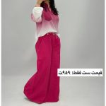 ست شومیز و شلوار تابستانه گیلاس