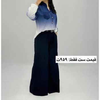 ست شومیز و شلوار تابستانه گیلاس