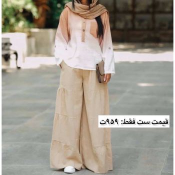 ست شومیز و شلوار تابستانه گیلاس