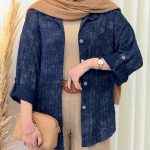 مانتو پیراهنی دخترانه خنک ترانه