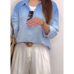 شومیز بیرونی کوتاه دخترانه نغمه