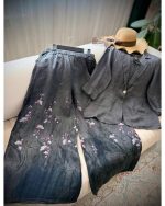 ست کت شلوار بگ تابستانه مدل سنبل