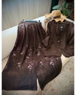 ست کت شلوار بگ تابستانه مدل سنبل