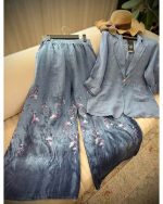 ست کت شلوار بگ تابستانه مدل سنبل