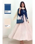 ست شومیز دامن دخترانه مدل جواهر