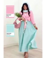 ست شومیز دامن دخترانه مدل جواهر